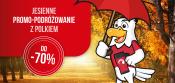 Polonus wprowadza jesienną promocję -70%! „Jesienne promo-podróżowanie z Polkiem”